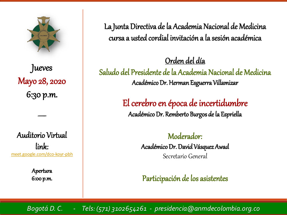Invitación Sesión Académica May 28_2020 6 30 pm