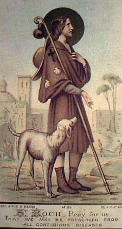 "SAN ROQUE" El SANTO QUE VENCIÓ A LA PESTE