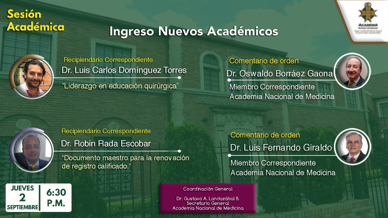 Sesión Septiembre 2 - Ingreso Nuevos Académicos