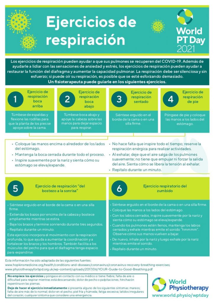 5- Ejercicios de respriración - Covid-19