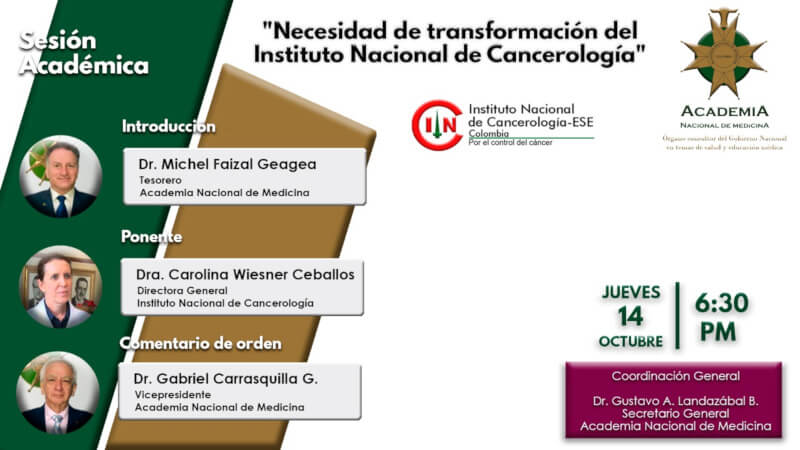 Necesidad de Transformación Instituto Nacional de Cancerología