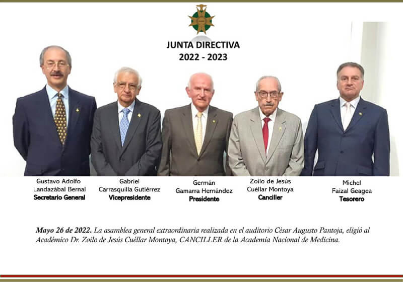 Junta Directiva Academia Nacional de Medicina 2022-2023