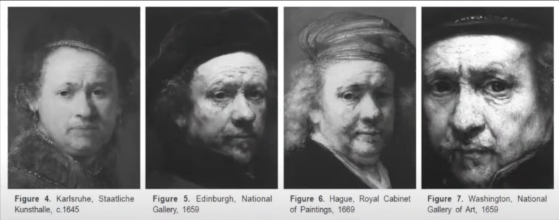 autoretratos de Rembrandt