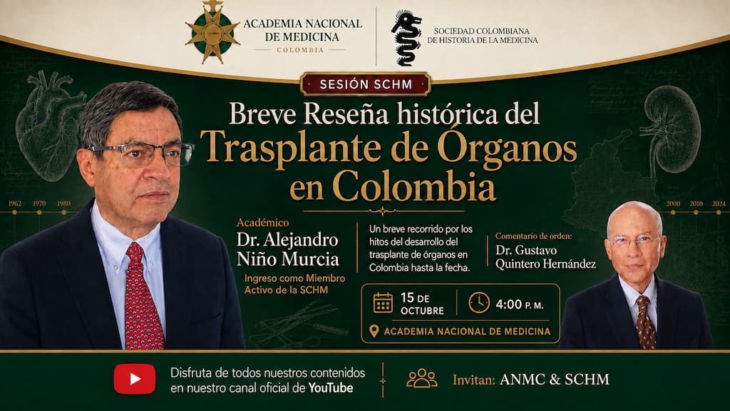 Breve reseña histórica del trasplante de órganos en Colombia